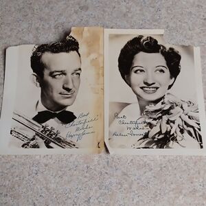 Vintage Autographed Chesterfield Photos
